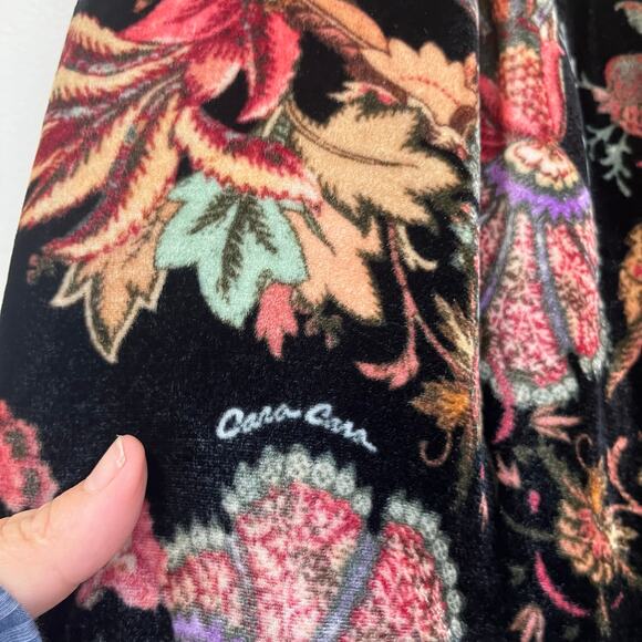 Cara Cara Milano Floral Velvet Wide Leg Pants Tapestry Print M - Picture 5 of 15
